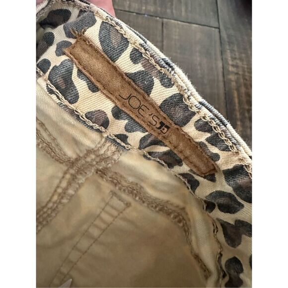 Joes Jeans Cheetah Print Tan Brown and Black Mini Skirt Size 16 - Picture 3 of 5